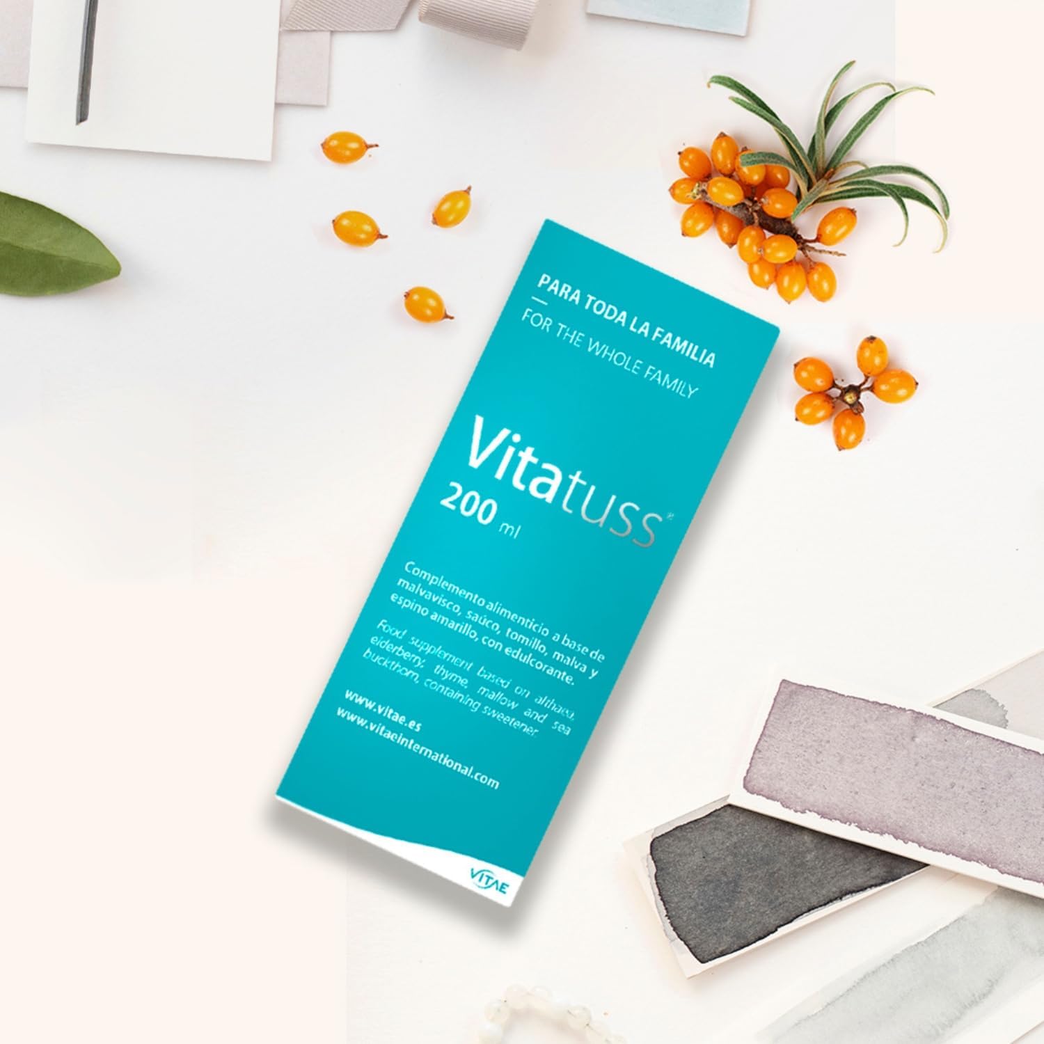 Vitae Vitatuss 200ml | 100% Natural Ingredients | Syrup for Dry and Productive Cough | Formula with Protective and Soothing Action | Suitable for The Whole Family : Amazon.co.uk: Health & Personal Care
