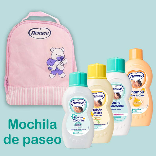 Bunny Pink Backpack Nenuco Lot 4 Pz