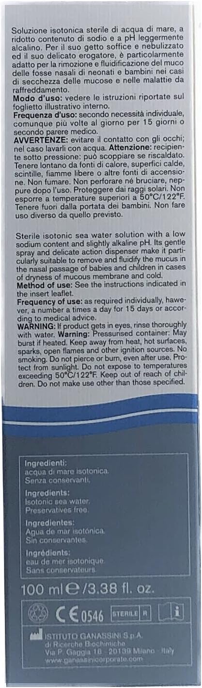 Tonimer Baby Sterile Mist Isotonic Seawater Solution