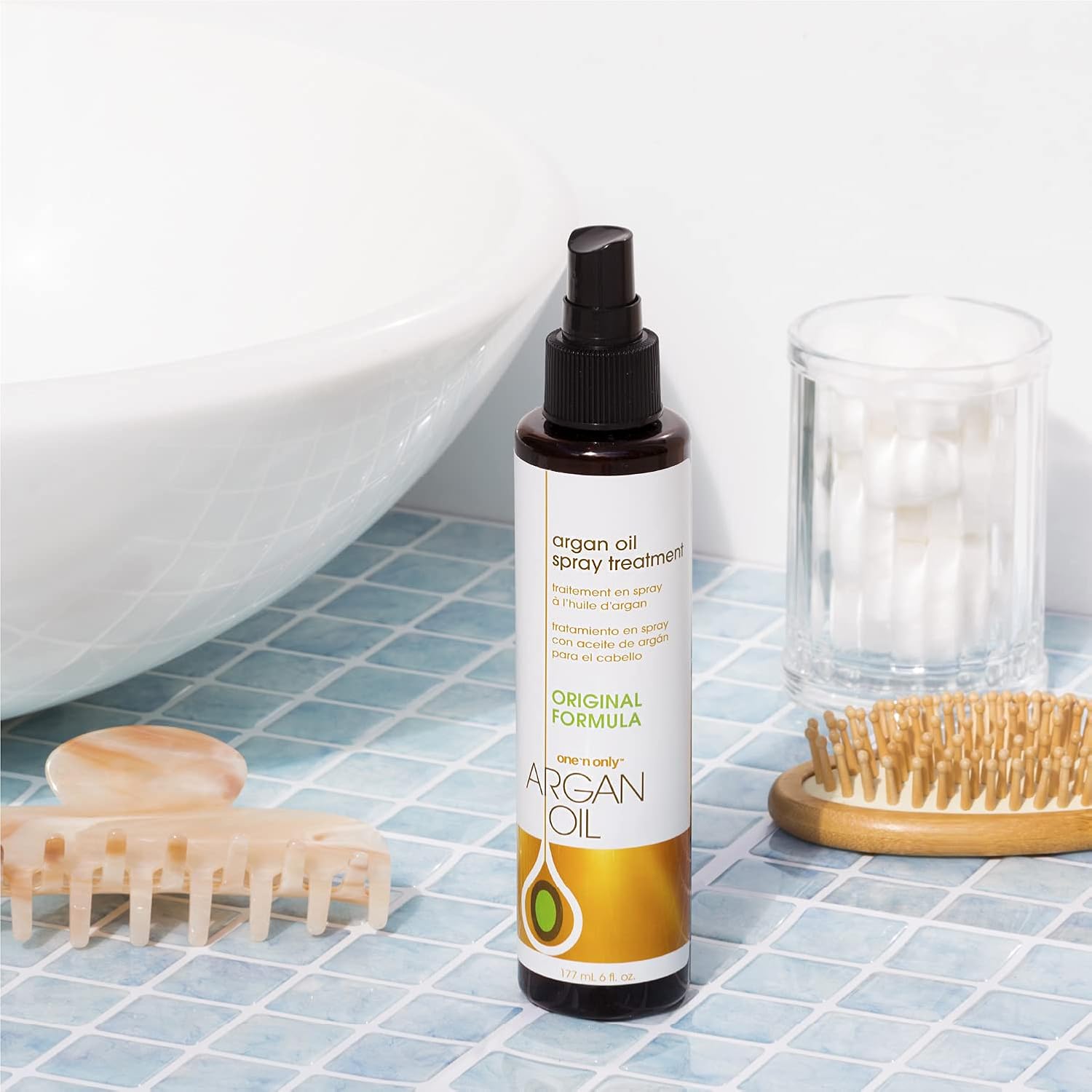 One 'N Only Argan Oil Spray Treatment For Shine 6 Oz : Beauty & Personal Care