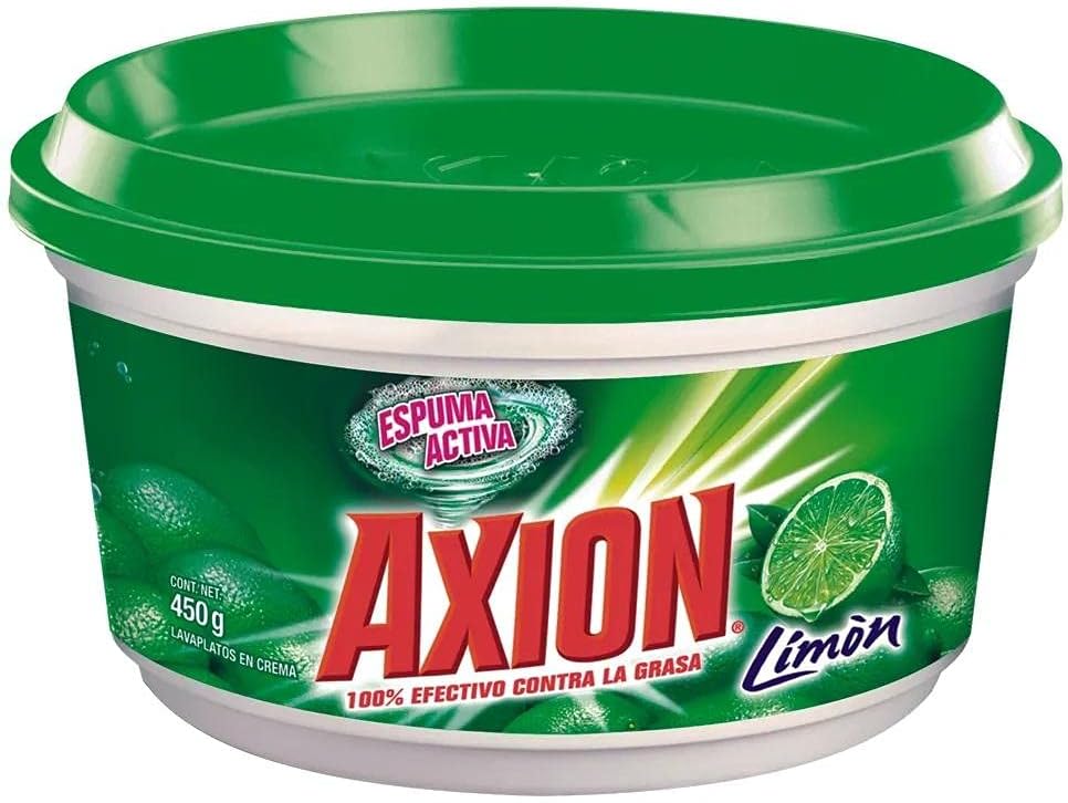 AXION The Real Grease Catcher El Verdadero Arrancagrasa Dish Soap (Lemon) : Health & Household