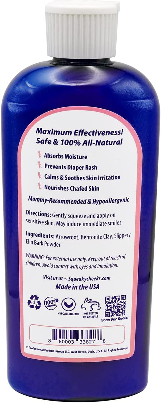 Baby Powder (5oz) | Organic | Unscented Talc-Free and All Natural Powder | Effective Relief from Rash Wetness and Itching | Also Ideal for Adults