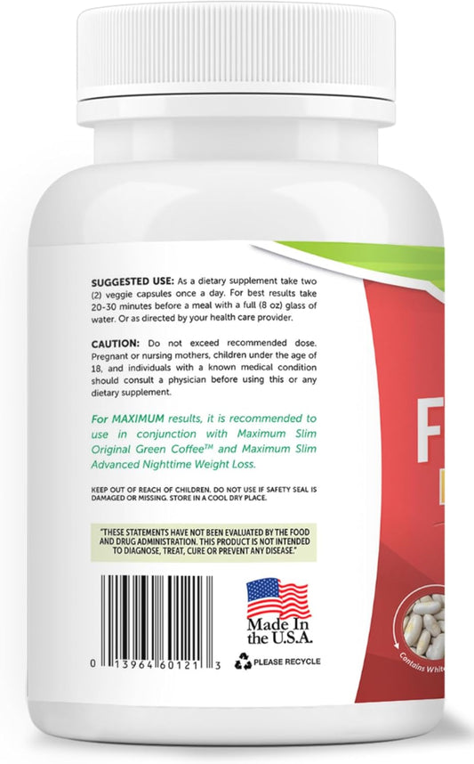 Maximum Slim Fat & Carb Blocker Pure Kidney Bean Extract For Weight Loss And Appetite Suppressant