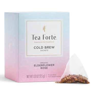 Tea Forte Cold Brew Elderflower Rose Iced Tea Infuser