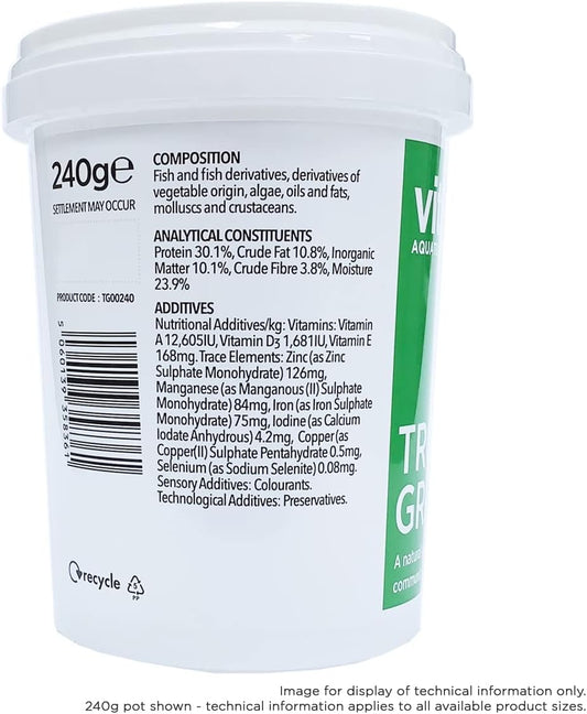 Vitalis Tropical Grazer Mini 240G Fish Food