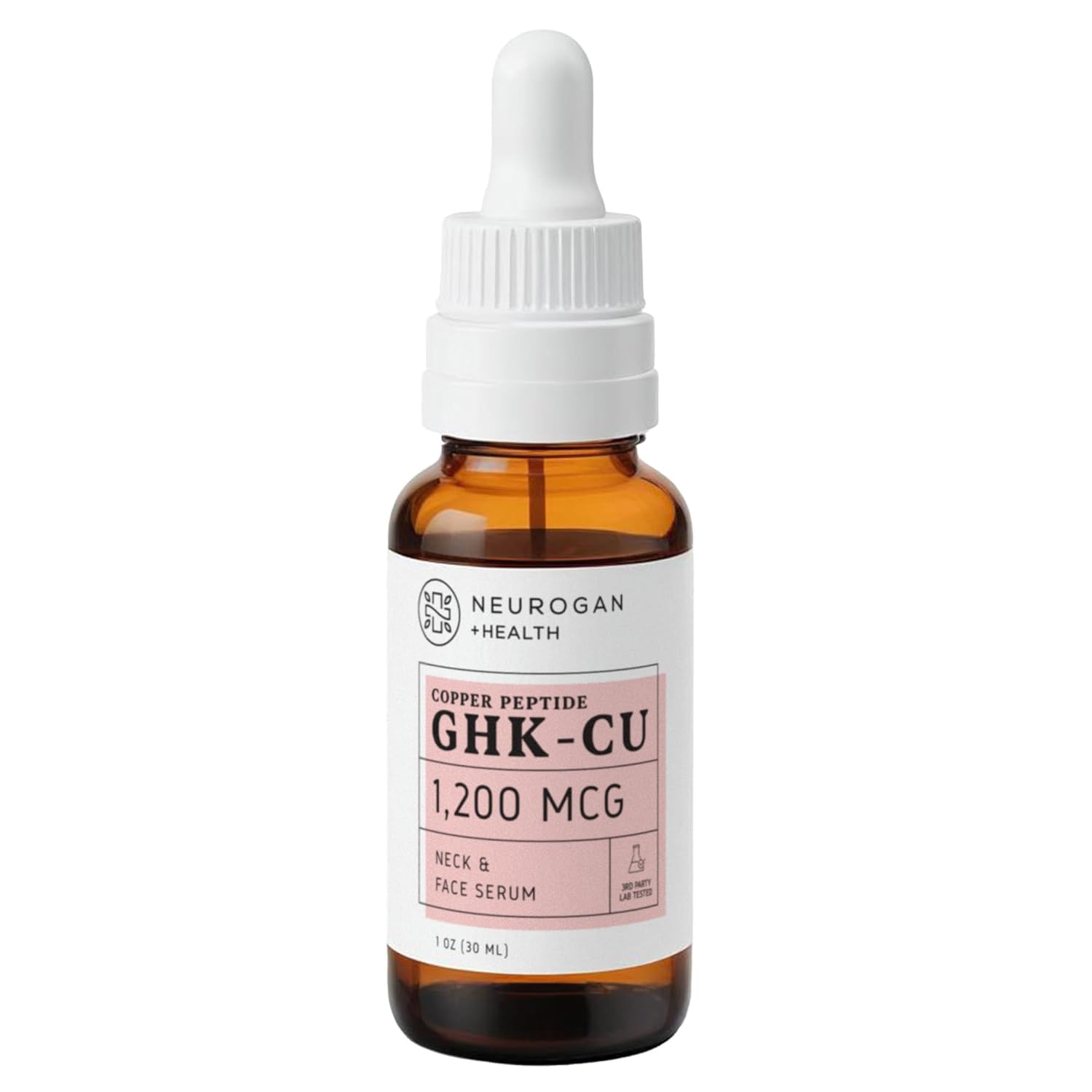 Ghk-Cu (Copper Peptide) Neck & Face Serum 1,200Mcg (1 Oz Bottle) By Neurogan