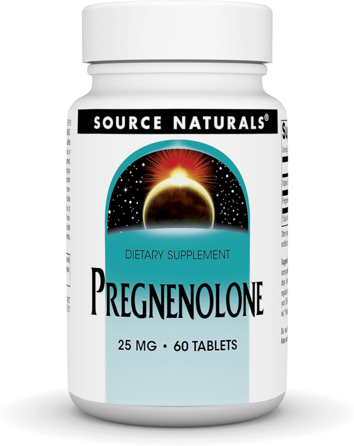Source Naturals Pregnenolone 25Mg - 60 Tablets