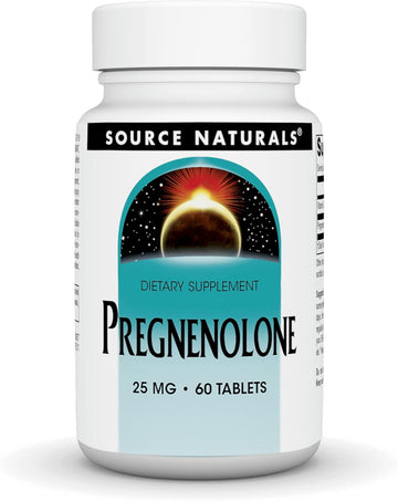 Source Naturals Pregnenolone 25Mg - 60 Tablets