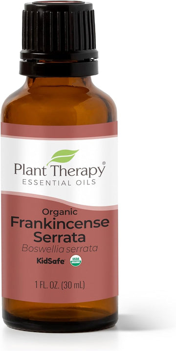 Plant Therapy Organic Frankincense Serrata Essential Oil 100% Pure, Usda Certified Organic, Undiluted, Natural Aromatherapy, Therapeutic Grade 30 Ml (1 Oz)