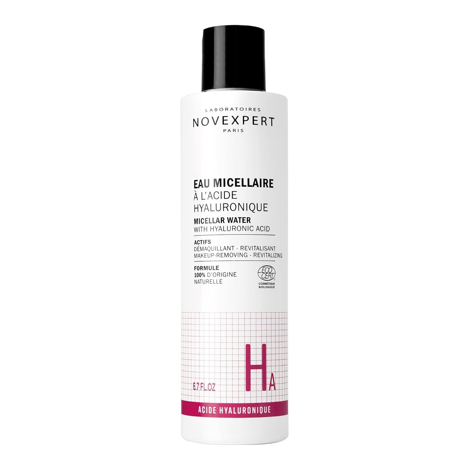 Micellar Water Makeup Remover - Anti Aging Facial Cleanser For Women With Hyaluronic Acid - No Rinse Make Up Remover Liquid For All Skin Types - Hypoallergenic And Vegan - 6.7 Oz