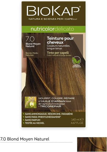 Nutri Delicato Hair Colour Medium Blonde Natural 7.0