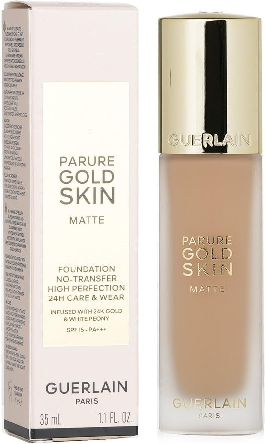 Parure Gold Skin Matte 24H Wear No-Transfer Foundation Spf 15-1N Neutral By Guerlain For Women - 1.1 Oz Foundation