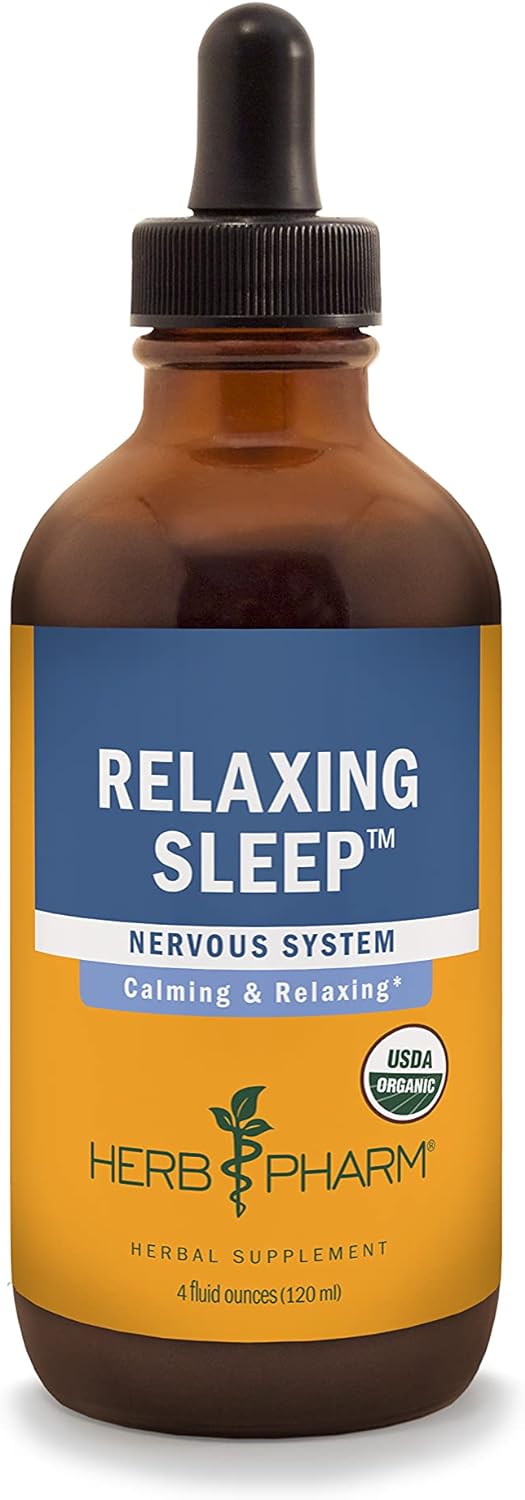 Herb Pharm Relaxing Sleep Herbal Formula with Valerian Liquid Extract - 4 Ounce