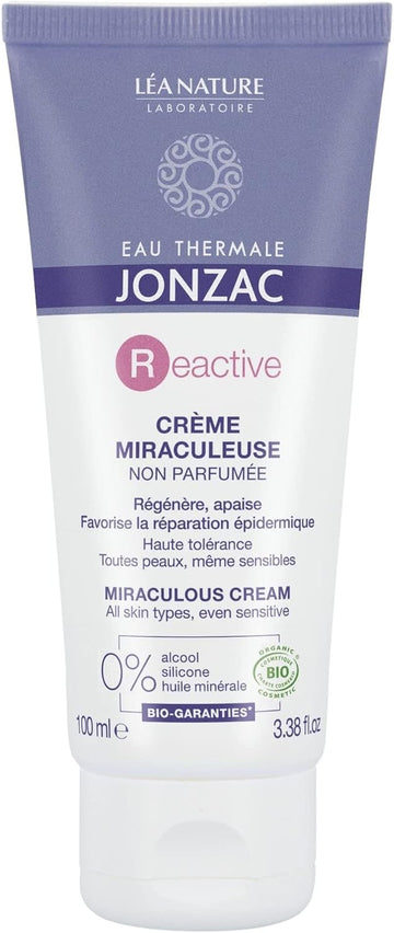 Eau Thermale Jonzac Organic Cosmetic Reactive Miraculous Cream, 100 Ml