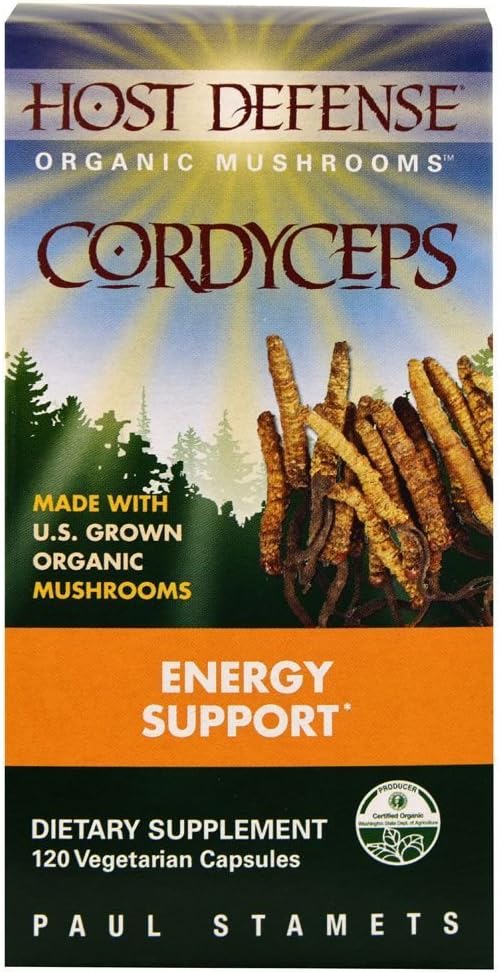 Host Defense - Cordyceps Energy Support - 120 Vegetarian Capsules