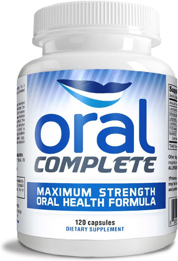 Oral Complete, Dental Probiotics, Bad Breath Treatment Halitosis Tonsil Stone Removal, 120 capsules