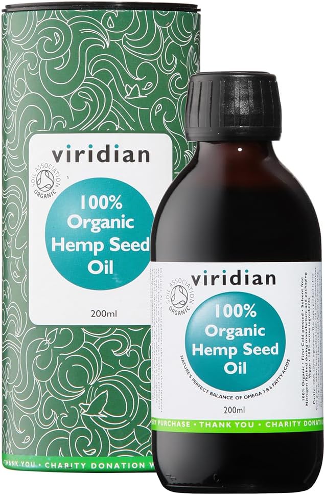 Viridian Hemp Oil (Organic), 200Ml