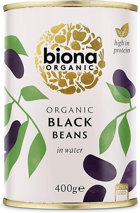 Biona Organic Black Beans, 400g