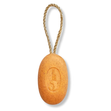 Apricot Soap On A Rope – Made In France – Traditionally Crafted Natural, Skin-Friendly, Long-Lasting & Moisturizing Soap 7.76 Oz (220 G) (Apricot)
