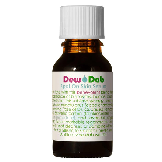 Living Libations - Organic Dewdab Acne Spot Treatment | Natural, Wildcrafted, Clean Beauty (.5 Fl Oz | 15 Ml) : Beauty & Personal Care
