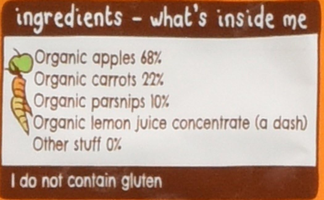 Ella'S Kitchen Organic Carrots Apples And Parsnips 4 Months, 120G