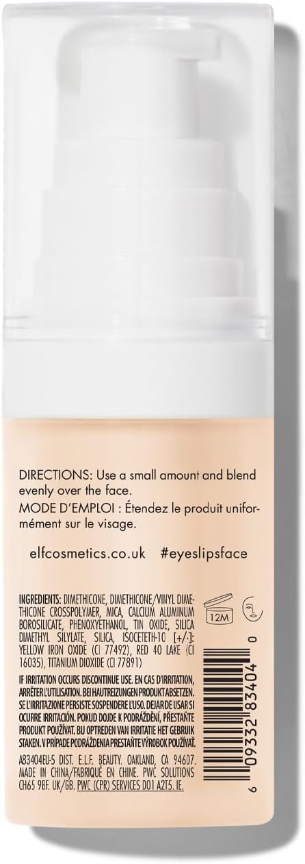 E.L.F. Illuminating Face Primer, Silky Makeup Primer For Creating A Radiant Glow, Fills In Fine Lines & Refines Complexion, Small, 0.47 Oz (Pack Of 2)