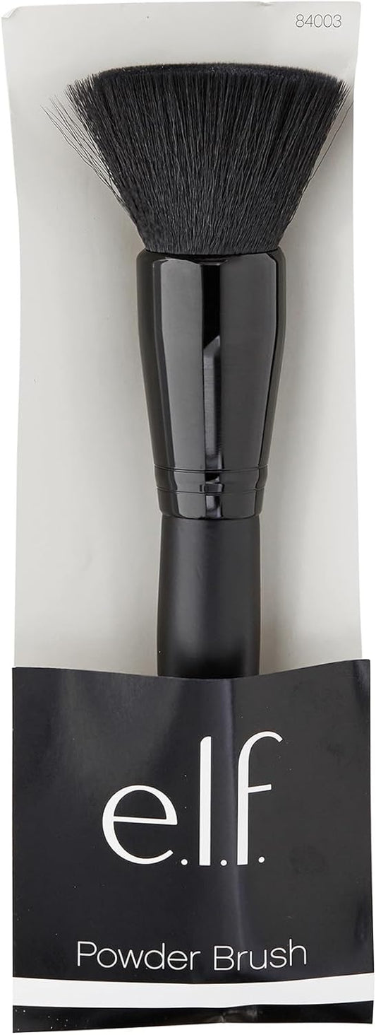 E.L.F. Powder Brush, Vegan Makeup Tool, Flawlessly Contours & Professionally Sculpts, For Wet & Dry Products