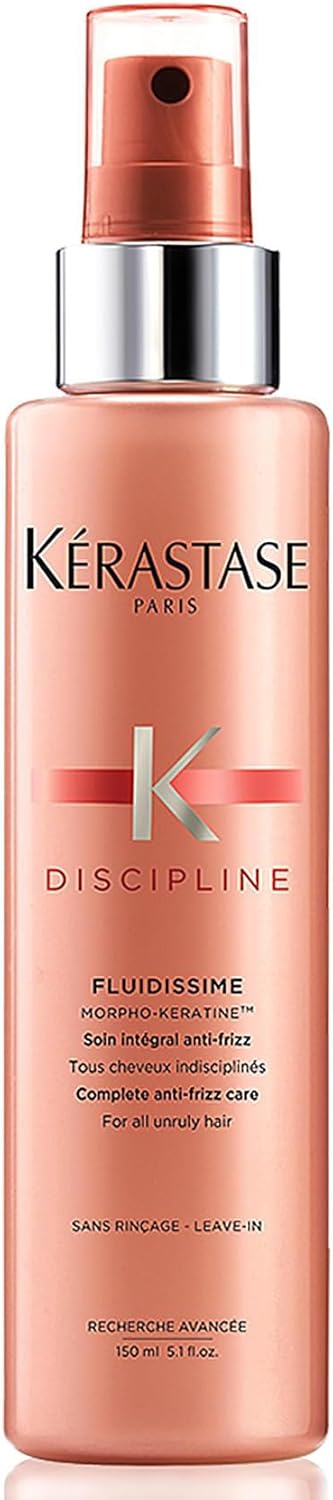 Kérastase Discipline, Smoothing And Anti-Frizz Holding Spray, For Unruly Hair, With Unique Thermo-Protective Agents, Fluidissime, 150Ml