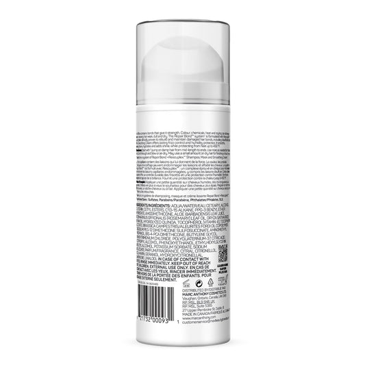 Marc Anthony Anti-Frizz Hair Styling Cream - Smooths, Strengthens & Adds Shine