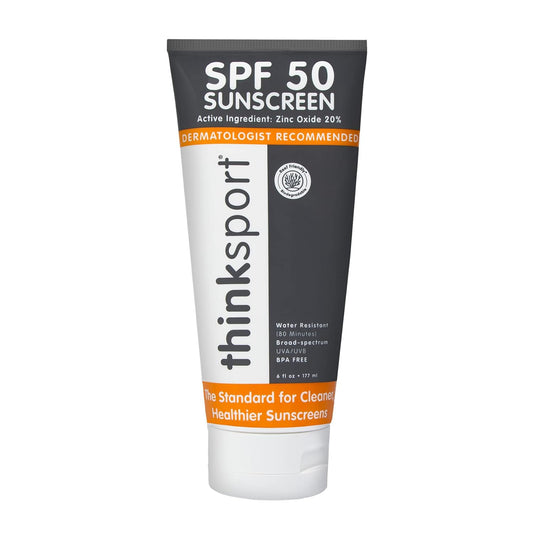 Thinkbaby SPF 50+ Baby Sunscreen 6 Oz + Thinksport SPF 50+ Mineral Sunscreen 6 Oz + Thinkbaby SPF 30 Sunscreen Stick 0.64 Oz