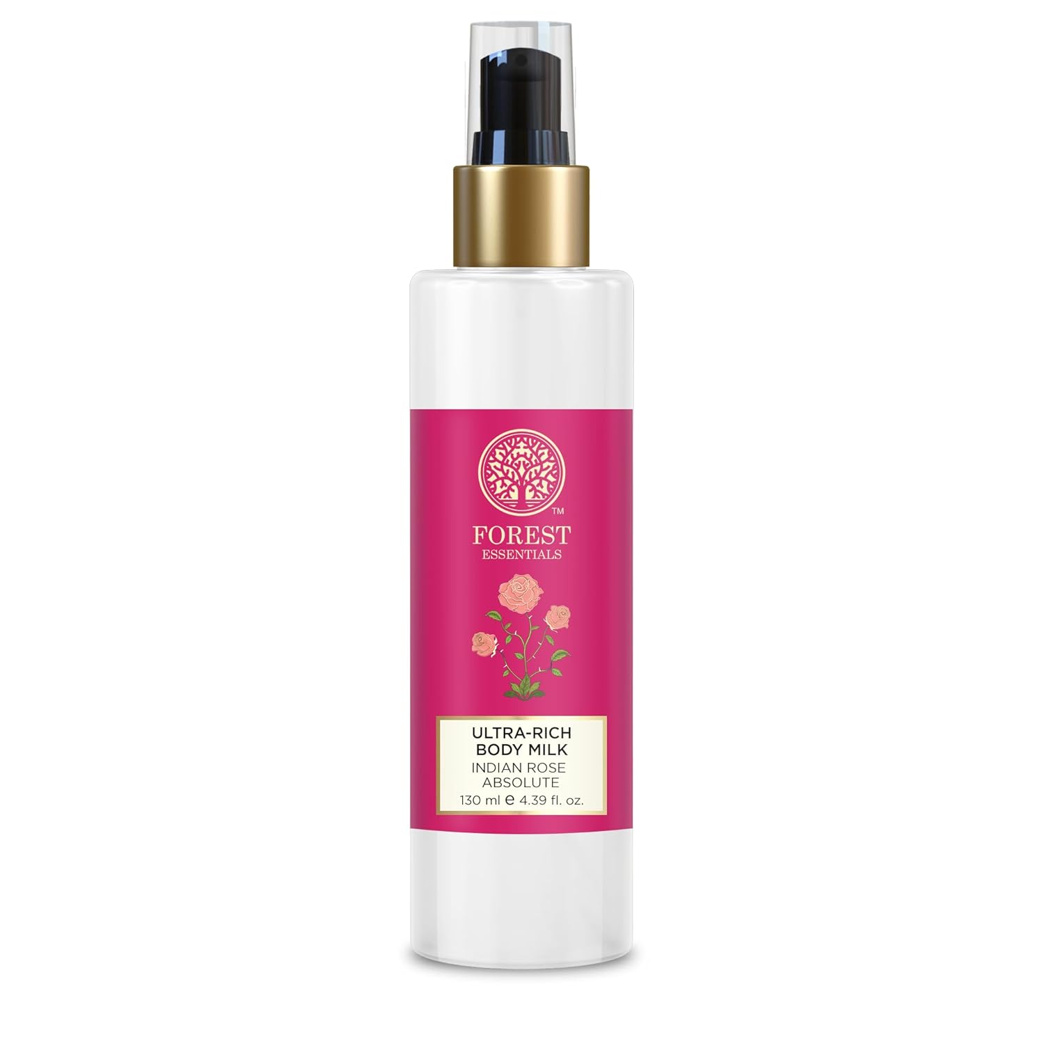 Forest Essentials Ultra-Rich Body Milk Indian Rose Absolute 130Ml (Body Lotion)