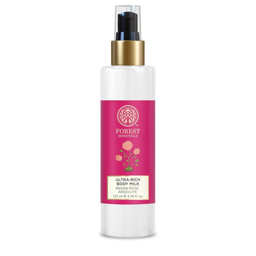 Forest Essentials Ultra-Rich Body Milk Indian Rose Absolute 130Ml (Body Lotion)