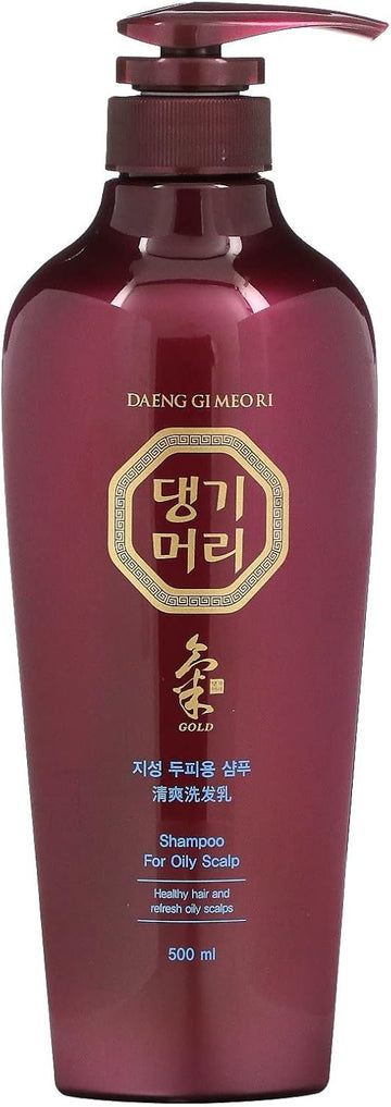 Daeng Gi Meo Ri - Shampoo For Oily Scalp, Herbal Extracts, Hair Strengthener, Sebum Control, 16.9 Fl Oz (500 Ml)