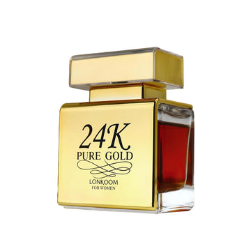 24K White Musk - Fragrance For Women - Floral And Woody Scent - Perfume Notes Of Tea Leaf, Thyme, Rose, Saffron, Sandalwood, Musk, Suede - Long Wearing Aromatic Projection - 3.4 Oz Edp Spray