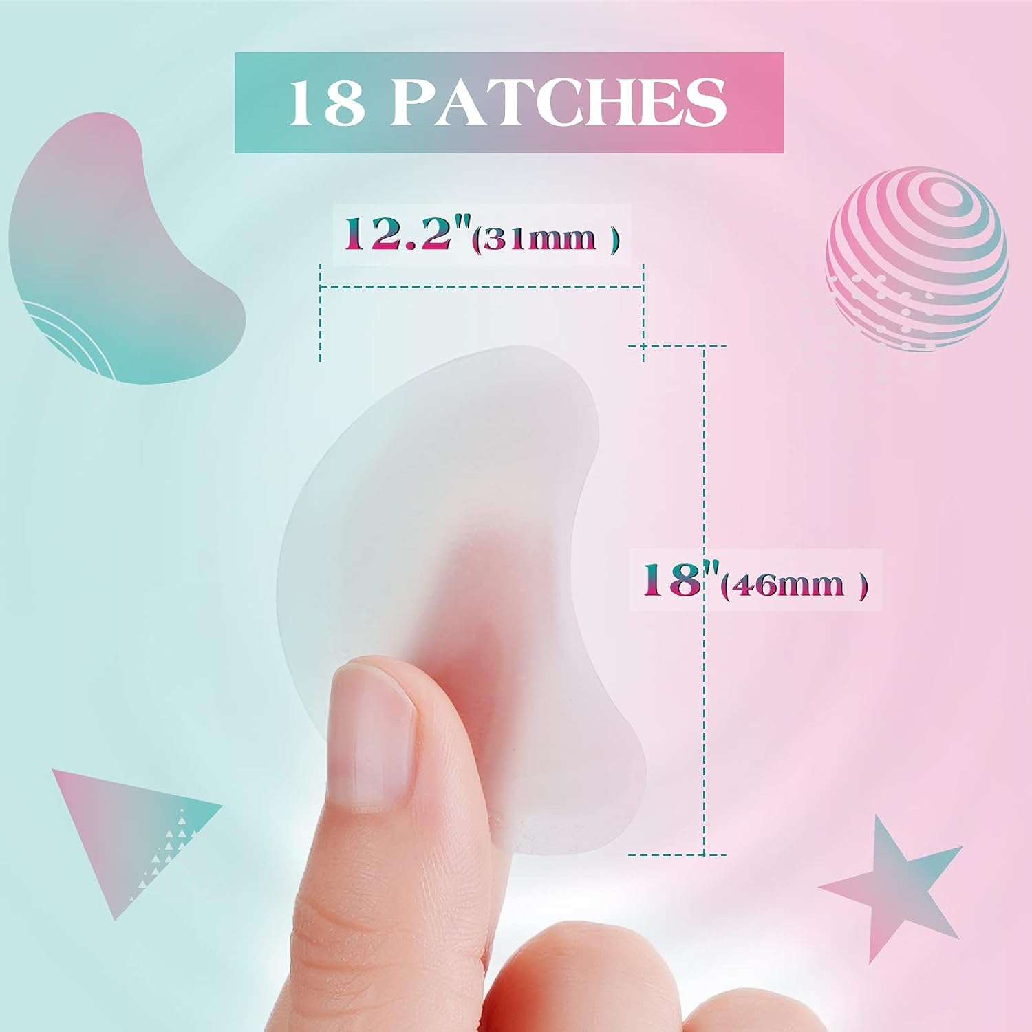 Auslka Pimple Patches For Face,Large Hydrocolloid Patches, Zit & Blemish, Large Spot Stickers For Chin, Cheeks, Body With Tea Tree & Calendula Oil, 18 Count : Beauty & Personal Care