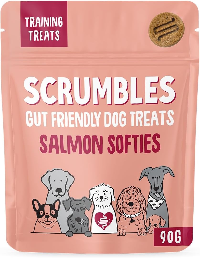 Scrumbles Softies, Salmon Treats, 90g,package may vary?DTSS