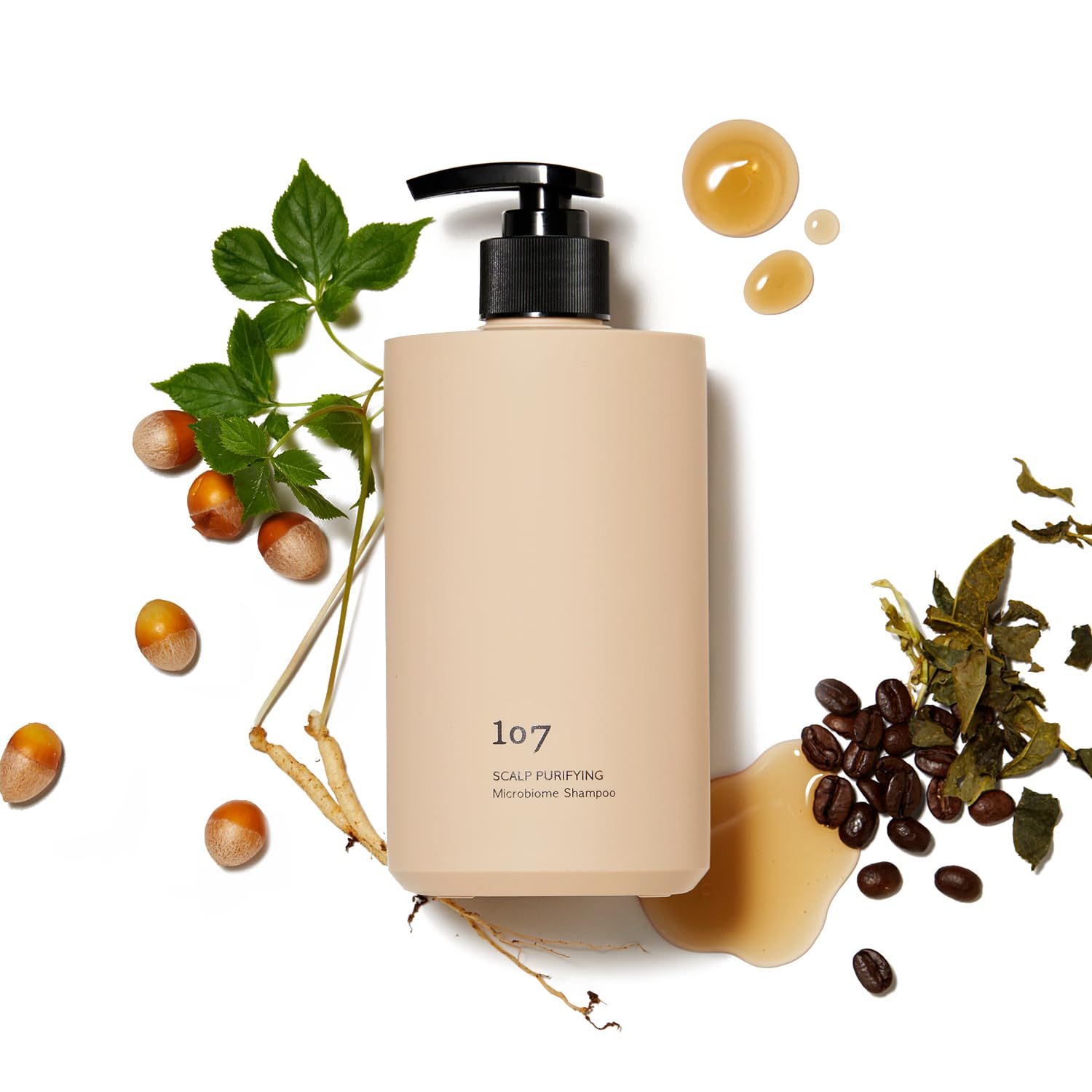 107 Purifying Microbiome Shampoo | Vinegar Cleanser For Dry Hair And Scalp | Deep Cleans, Refreshes, Strengthens All Hair Types