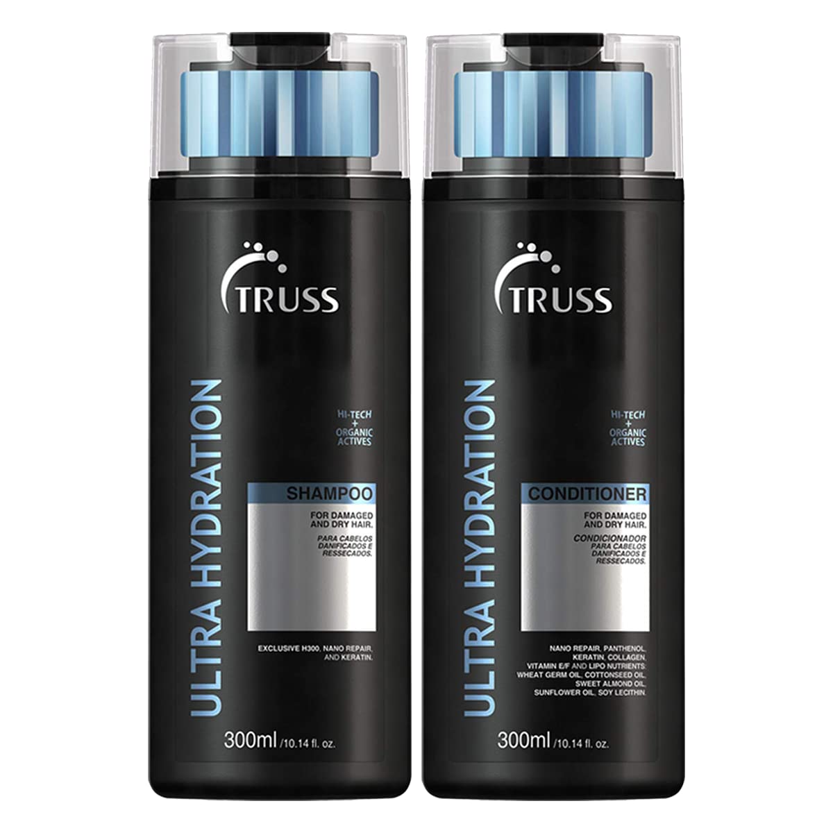 Truss Ultra Hydration Shampoo And Conditioner Set For Dry Damaged Hair