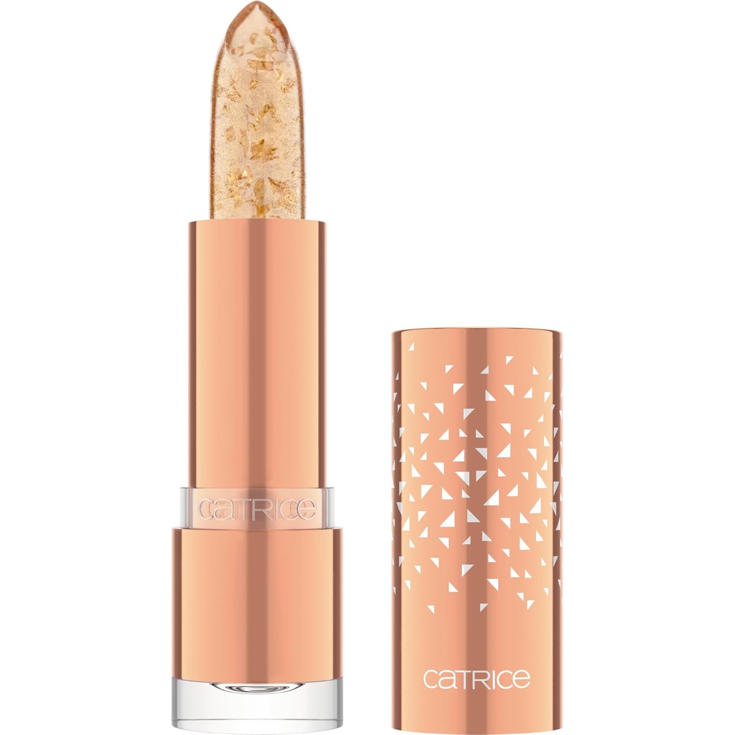 Catrice | Glam In Gold Glow Lip Balm (010 | In A Gold Rush) | Ph-Reacting, Color-Changing | Hydrating, Glittery Glow | Vegan & Cruelty Free