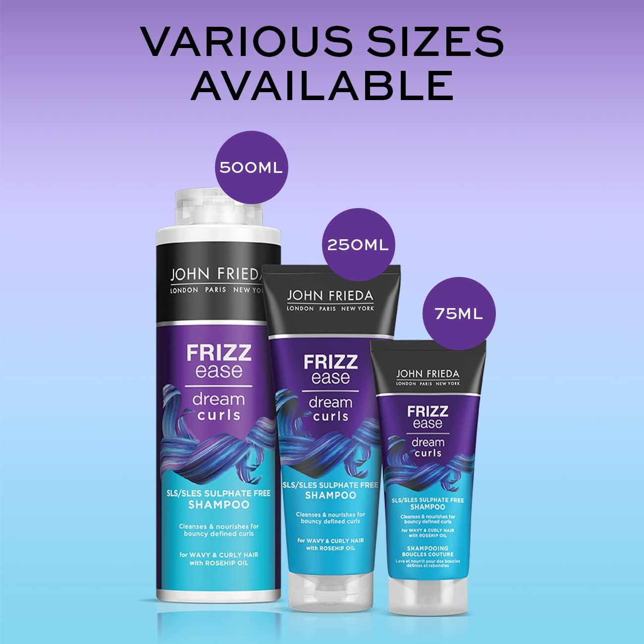 John Frieda Frizz Ease Dream Curls Shampoo, 250 ml : Amazon.co.uk: Beauty