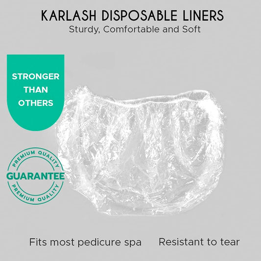 Pandaspa By Karlash Ultra Premium Spa Disposable Liners Big Size Fits All Pedicure Spa 500Pcs