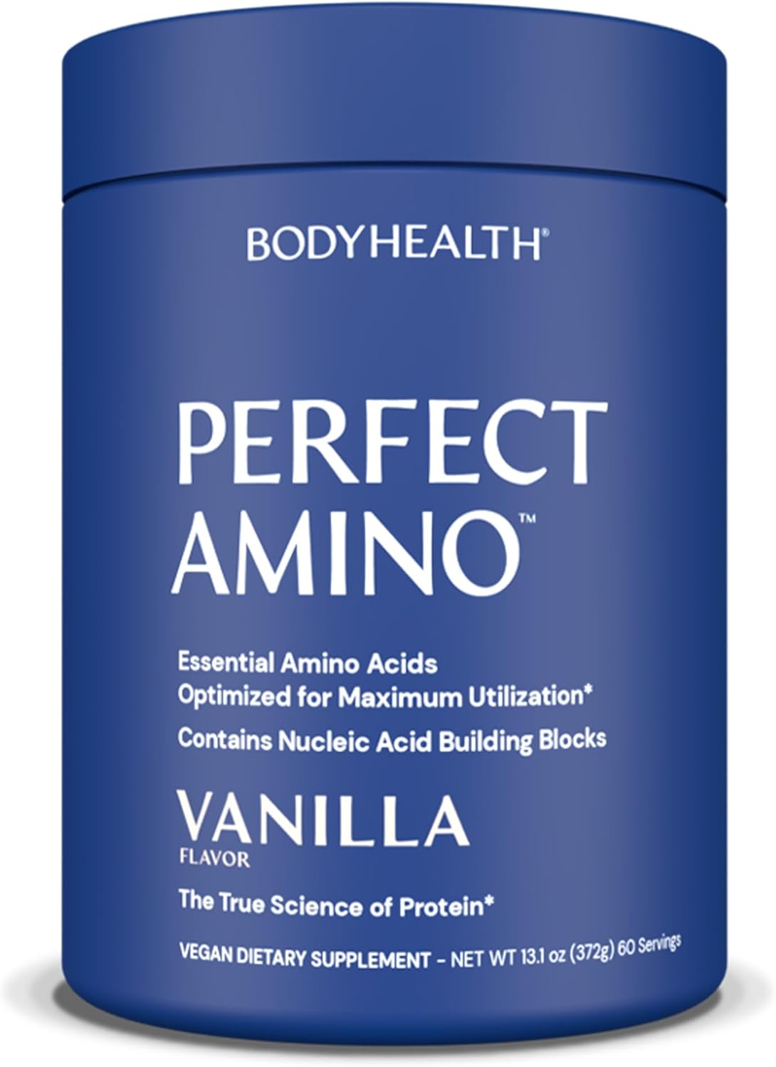 Bodyhealth Perfectamino Powder - Bcaa And Eaa Powder For Pre And Post Workout - Amino Acid Energy Drink Powder For Men And Women To Support Lean Muscle And Recovery - Vanilla - 60 Servings