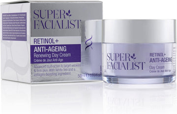 Super Facialist Retinol Anti-Ageing Day Cream 50Ml Agedefying Face Cream With Hyaluronic Acid Reduces The Apperance Of Wrinkles & Promotes Skins Firmness While Moisturising