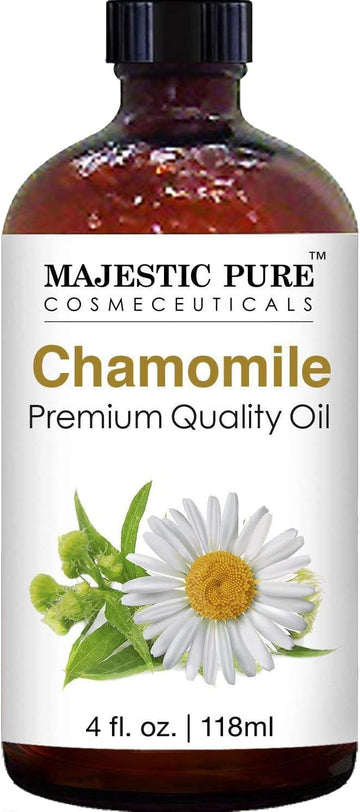 MAJESTIC PURE Chamomile Oil Premium Quality, 4 Fl Oz