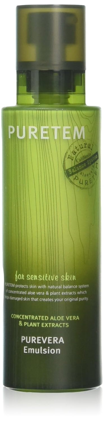 Puretem Purevera Facial Skin Emulsion Lotion (100% Organic Aloe Vera)