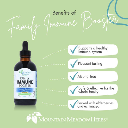 Mountain Meadow Herbs Berry Immune Booster For Kids Immune Support, With Elderberry And Echinacea - 4Oz