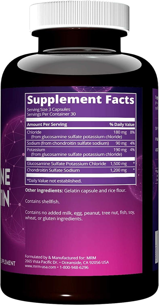 Mrm - Glucosamine 1500Mg/Chondroitin Sulfate 1200 Mg 90 Caps