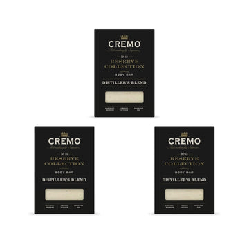 Cremo Exfoliating Body Bars Distiller'S Blend (Reserve Collection) - A Combination Of Lava Rock And Oat Kernel Gently Polishes While Shea Butter Leaves Your Skin Feeling Smooth & Healthy (Pack Of 3)