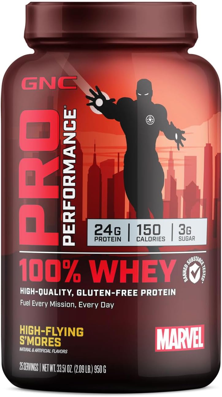 Gnc Pro Performance 100% Whey - Marvel: High-Flying S'Mores (25 Servings)