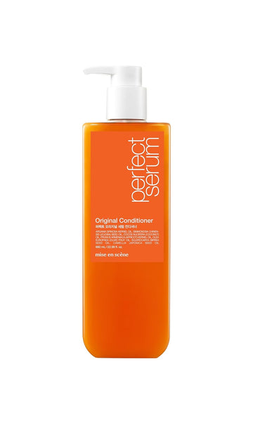 Mise En Scene Perfect Serum Original Conditioner For Damaged Hair, Nutrient Care With Argan Oil, Containing Jojoba-Seed-Oil For Smooth, Glossy Texture, 22.99 Fl. Oz